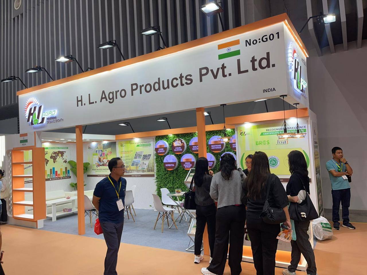 Nihar Exhibition Food & Beverage exhibition stall