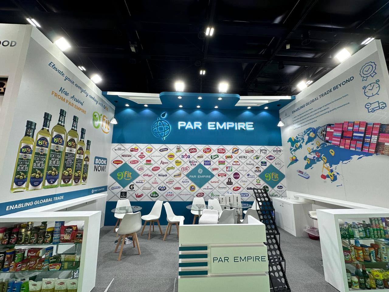 Nihar Exhibition Food & Beverage exhibition stall