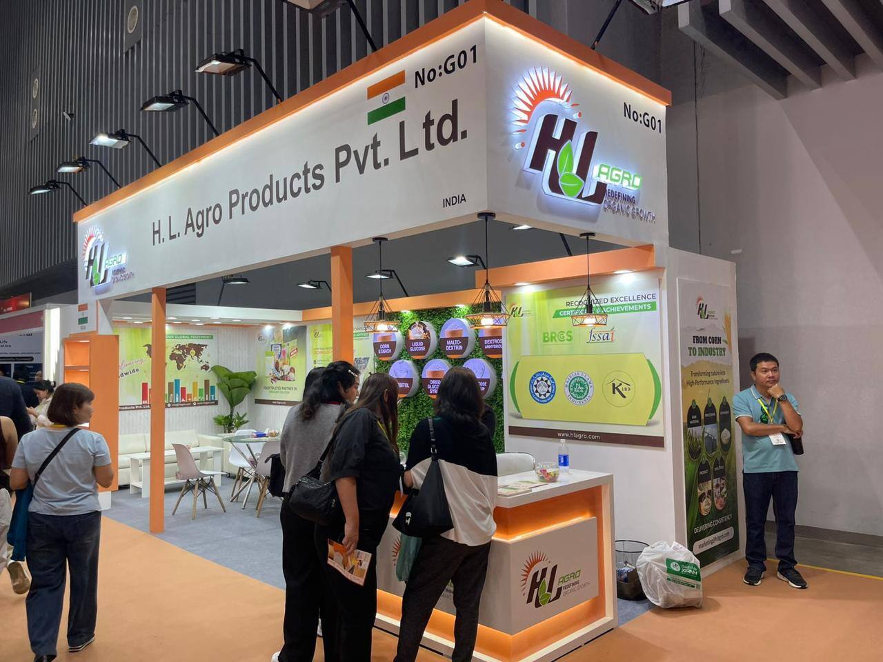 Nihar Exhibition Food & Beverage exhibition stall