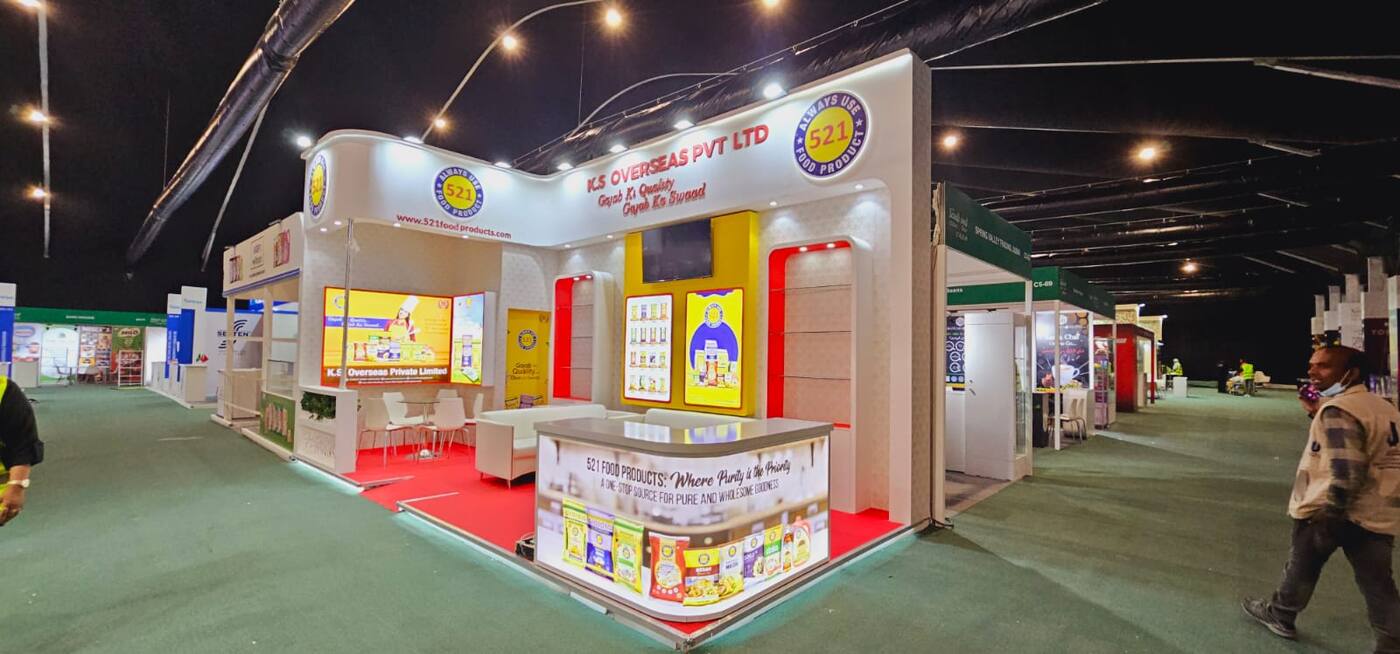 Nihar Exhibition Food & Beverage exhibition stall