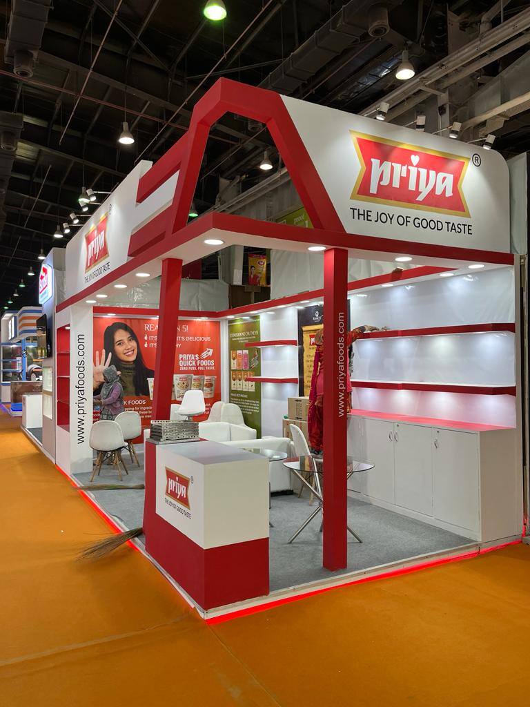 Nihar Exhibition Food & Beverage exhibition stall
