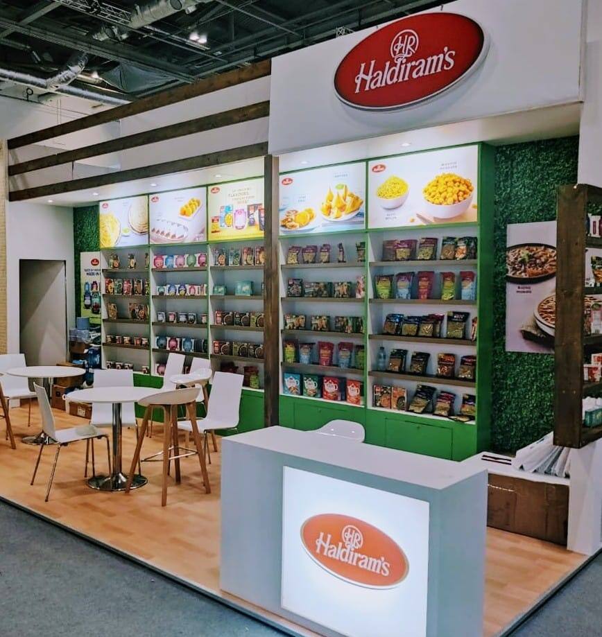 Nihar Exhibition Food & Beverage exhibition stall