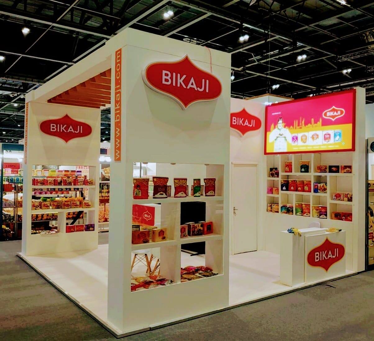 Nihar Exhibition Food & Beverage exhibition stall