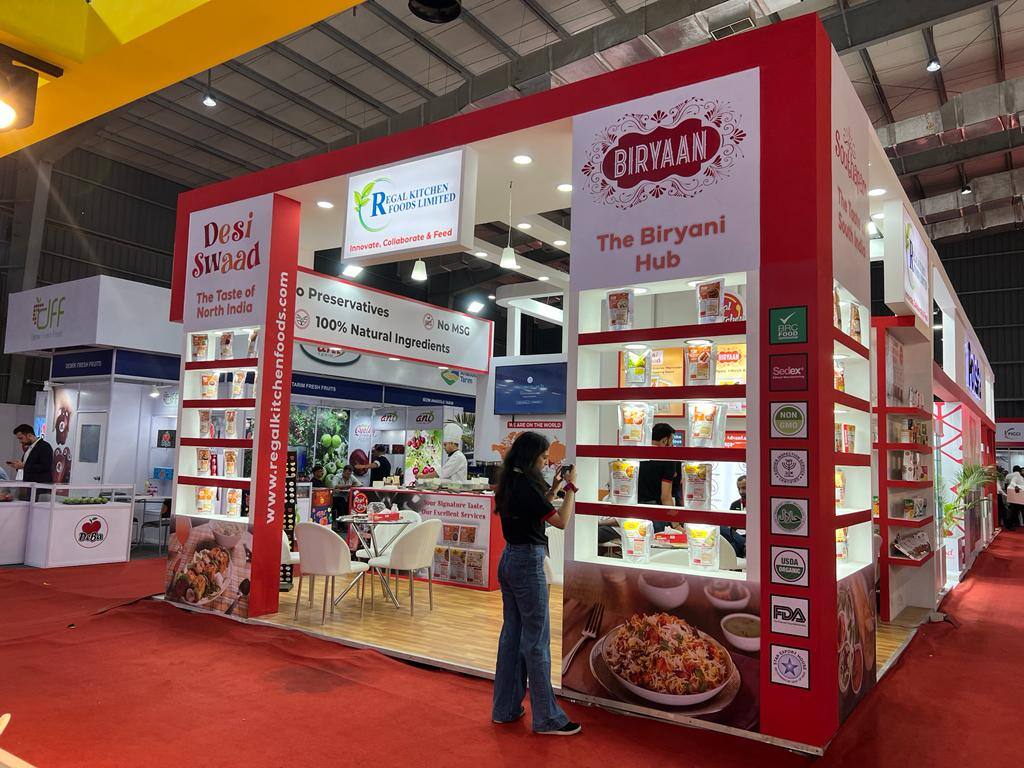 Nihar Exhibition Food & Beverage exhibition stall
