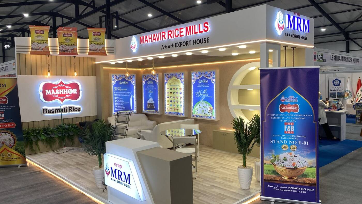Nihar Exhibition Food & Beverage exhibition stall