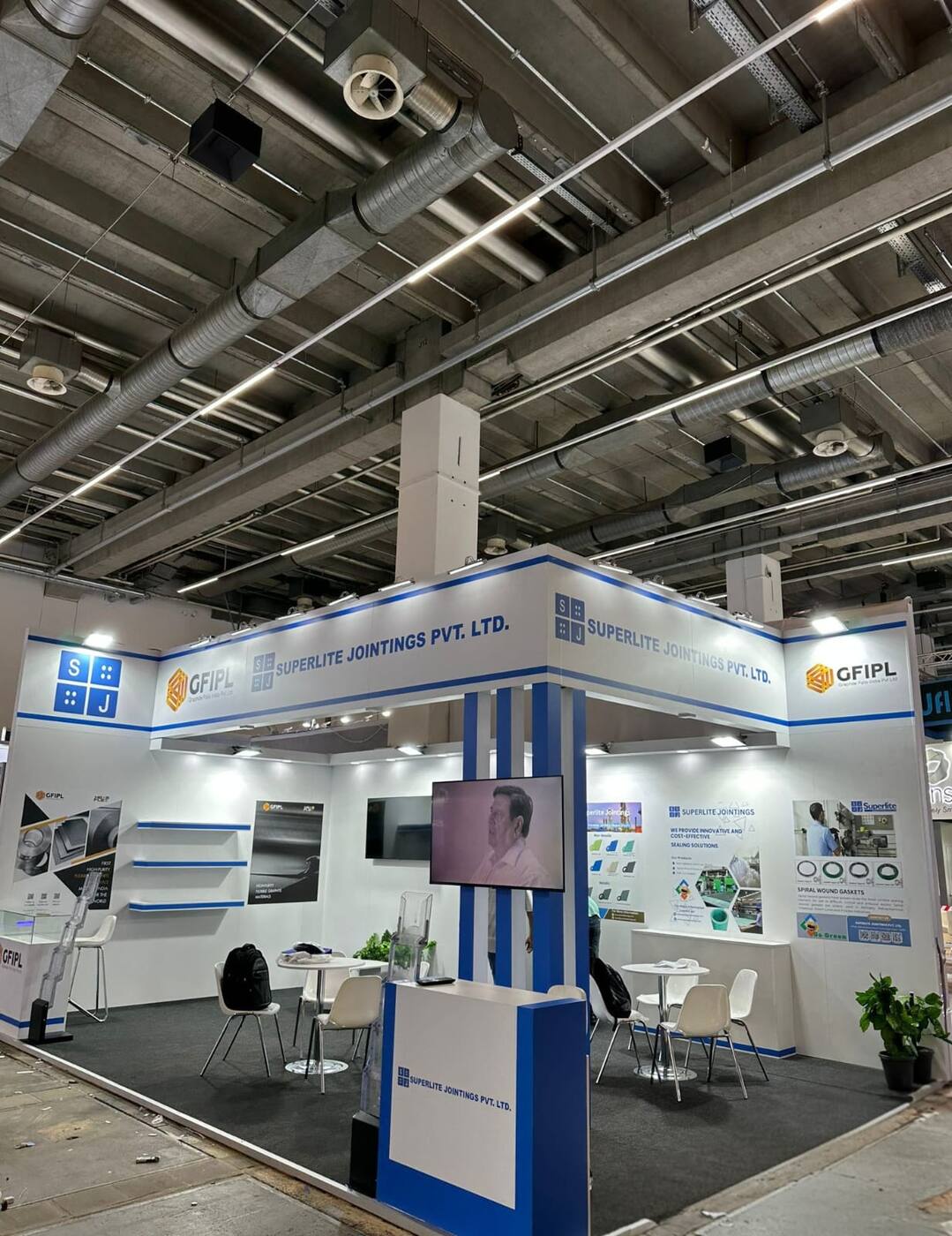 Nihar Exhibition Machinery exhibition stall