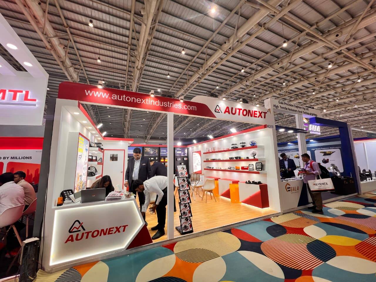 Nihar Exhibition Machinery exhibition stall