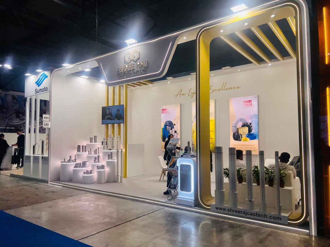 Nihar Exhibition Machinery exhibition stall