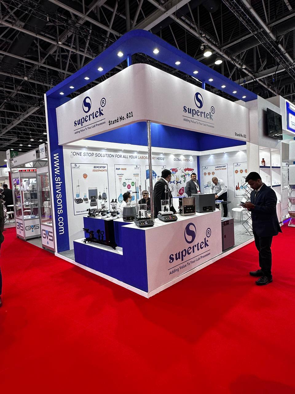 Nihar Exhibition Pharmaceuticals exhibition stall