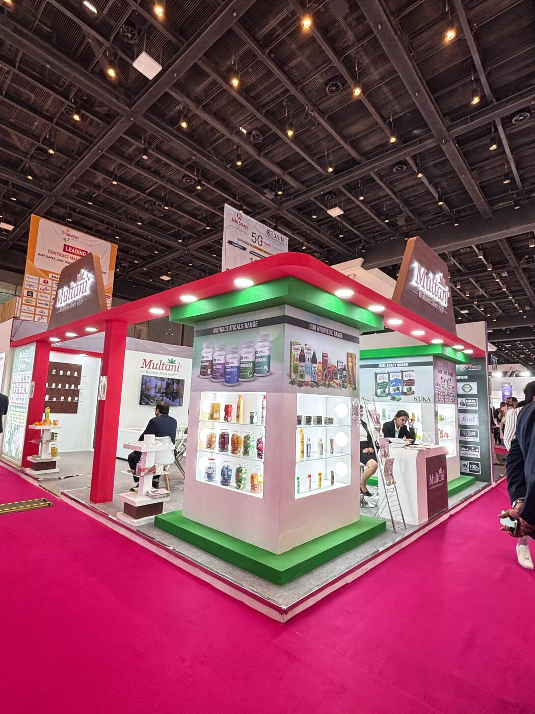 Nihar Exhibition Pharmaceuticals exhibition stall