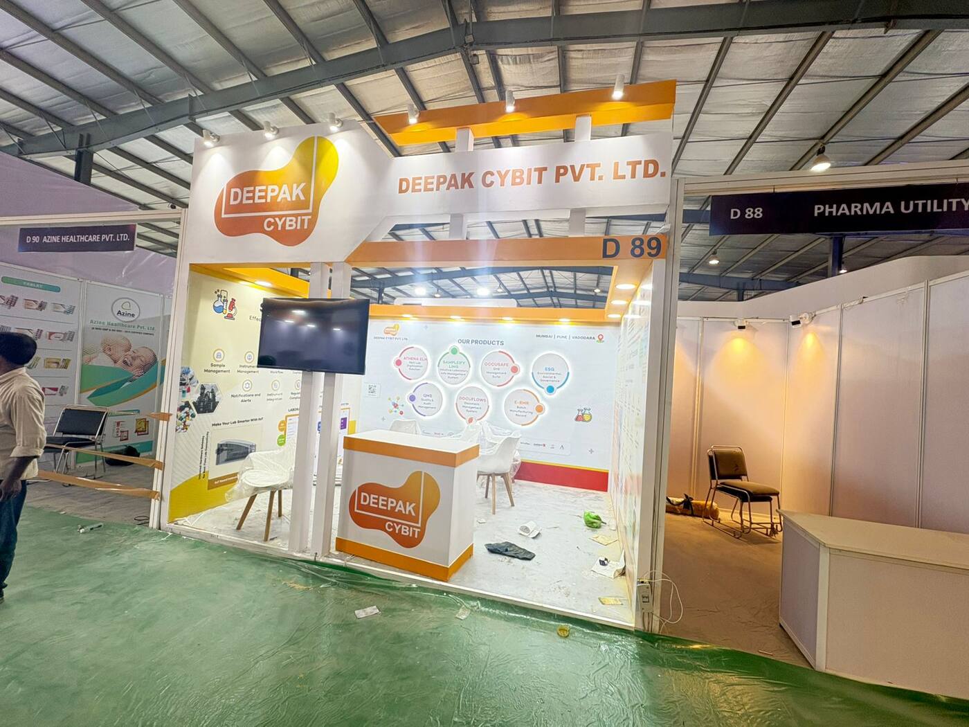 Nihar Exhibition Pharmaceuticals exhibition stall