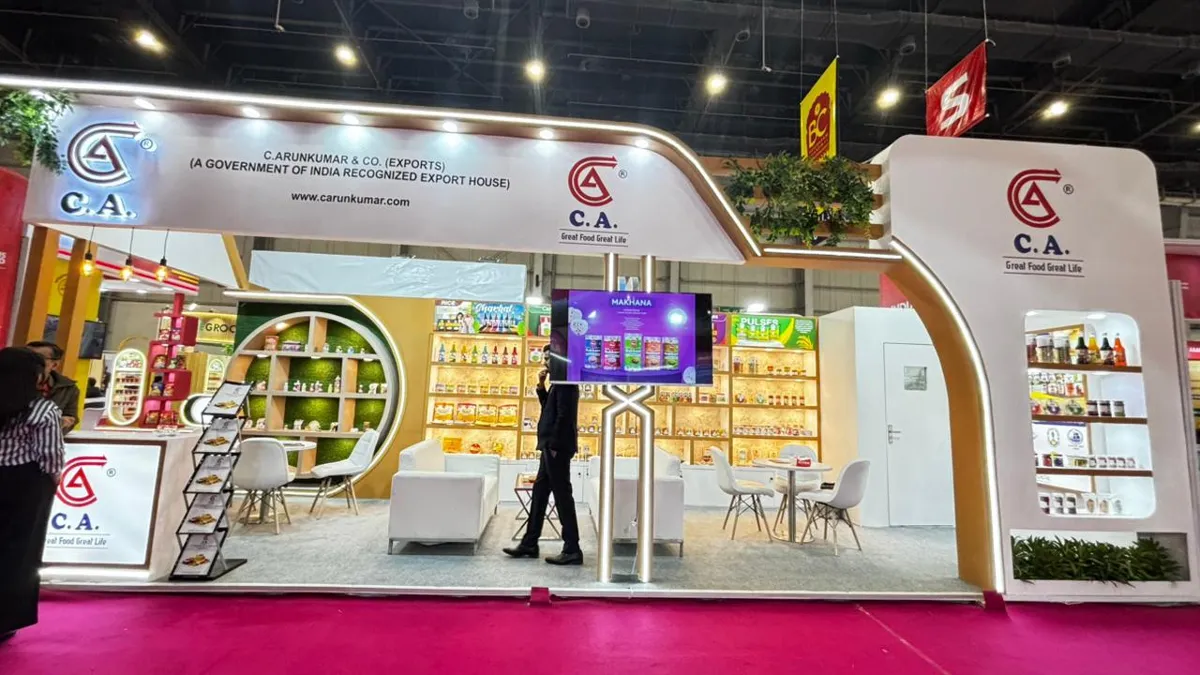 Nihar Exhibition Food & Beverage exhibition stall