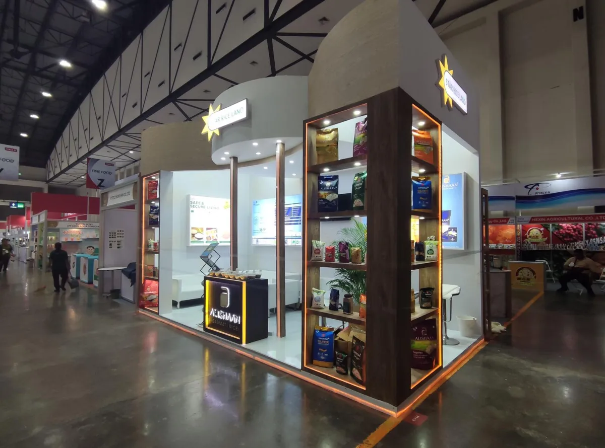 Nihar Exhibition Food & Beverage exhibition stall